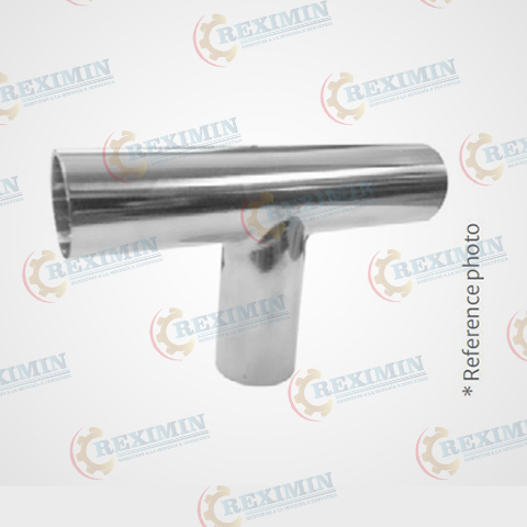 TEE SANITARIA ASTM A270 C-316L 3A EXTREMOS SOLDABLES