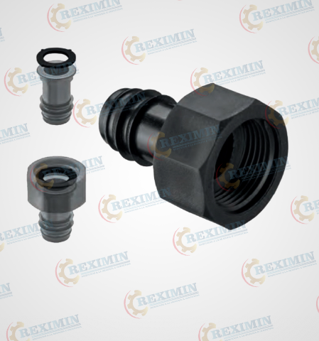 UNIÓN ROSCA HEMBRA TUERCA LOCA ACETAL